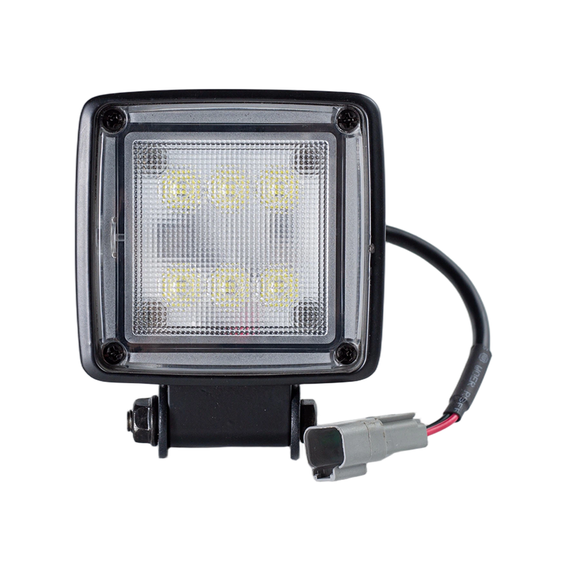IP67 001 Luz de trabajo resistente de 6 LED para vehículos industriales