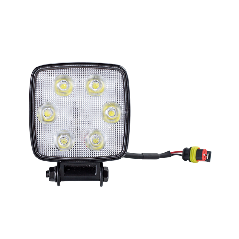 IP67 002 Luz de trabajo resistente de 6 LED para vehículos industriales