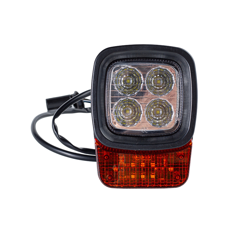 001 Luz combinada multifunción / Luz de trabajo de 4 LED con señal de giro y luz de posición para carretilla elevadora