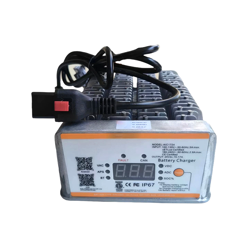 Cargador de batería FLACDC-P600 de 24/36/48 V con función de control y reparación de aplicaciones