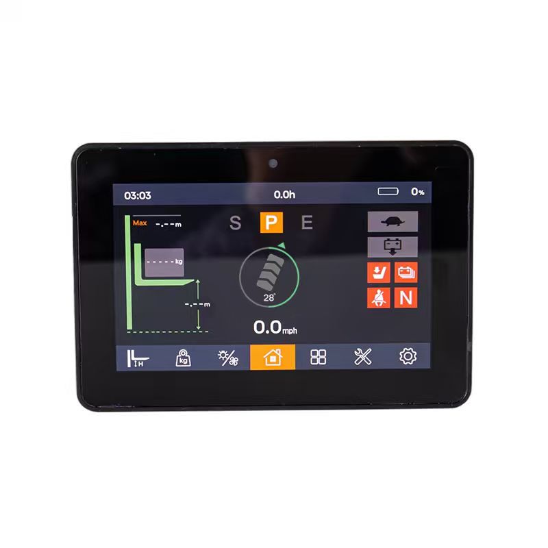 Panel táctil de 5 pulgadas IP66 de modo horizontal CAN Bus con DC 16-120V - Modelo FLYB-1005-1