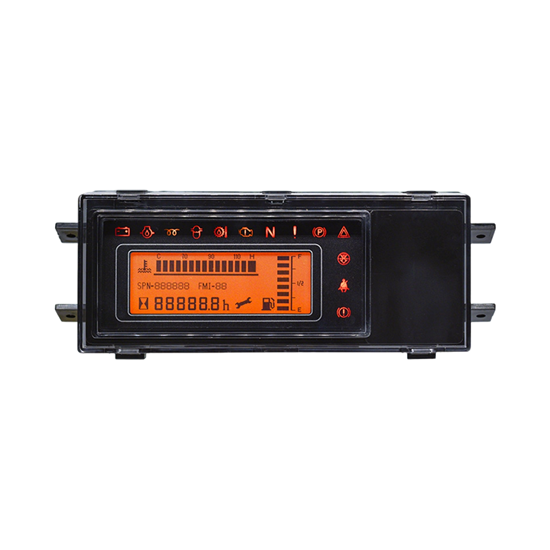 Medidor LED impermeable multifuncional IP65 para vehículos industriales