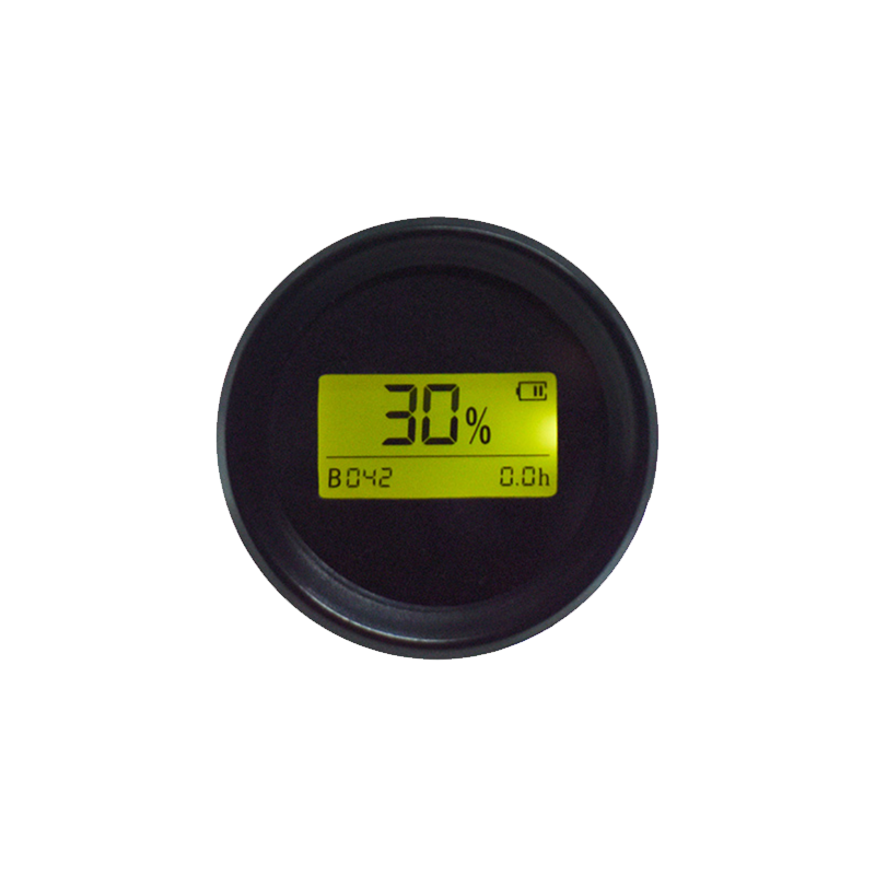 Instrumento de almacén eléctrico CAN-Bus integrado redondo con indicador de batería y medidor de horas